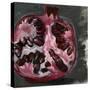 Pomegranate Study on Black II-Jennifer Parker-Stretched Canvas