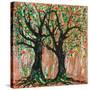 Pomegranate Tree, 2012-Carolyn Mary Kleefeld-Stretched Canvas