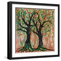 Pomegranate Tree, 2012-Carolyn Mary Kleefeld-Framed Giclee Print