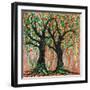 Pomegranate Tree, 2012-Carolyn Mary Kleefeld-Framed Giclee Print