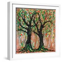 Pomegranate Tree, 2012-Carolyn Mary Kleefeld-Framed Giclee Print