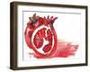 Pomegranate-Wolf Heart Illustrations-Framed Giclee Print