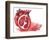 Pomegranate-Wolf Heart Illustrations-Framed Giclee Print