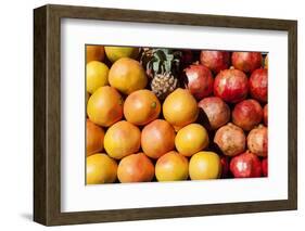 Pomegranates and Grapefruits Carmel Market-Richard T. Nowitz-Framed Photographic Print