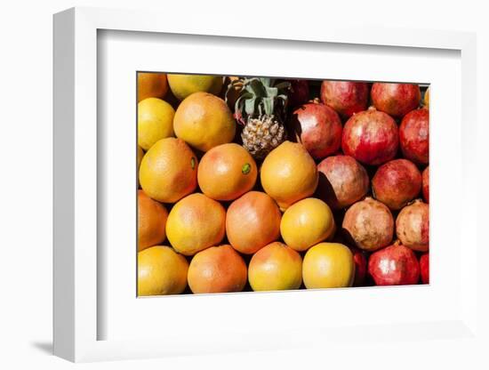 Pomegranates and Grapefruits Carmel Market-Richard T. Nowitz-Framed Photographic Print