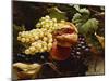 Pomegranates and Grapes-Michelangelo Meucci-Mounted Giclee Print