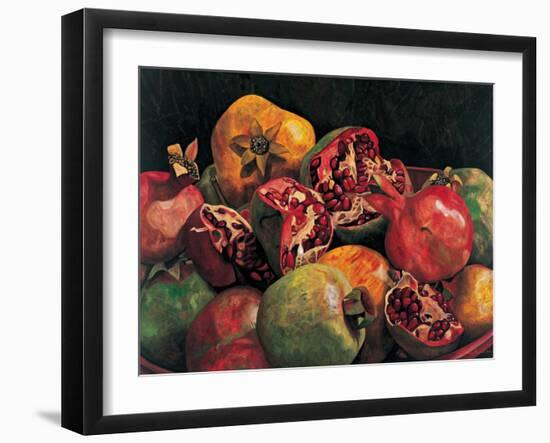 Pomegranates from Chabela, 2007-Pedro Diego Alvarado-Framed Giclee Print