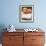 Pomegranates, Whole and Halved, on Cloth in White Bowl-null-Framed Photographic Print displayed on a wall