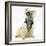 Pomeranian Dog, Rikki, Wearing Pirate Costume-Mark Taylor-Framed Photographic Print