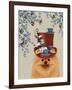 Pomeranian Milliners Dog-Fab Funky-Framed Art Print