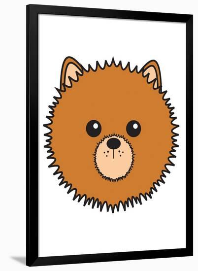 Pomeranian-null-Framed Giclee Print