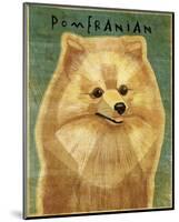 Pomeranian-John W^ Golden-Mounted Art Print