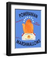 Pomeranian-Ken Bailey-Framed Premium Giclee Print