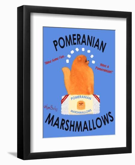 Pomeranian-Ken Bailey-Framed Premium Giclee Print