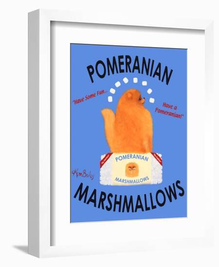 Pomeranian-Ken Bailey-Framed Giclee Print