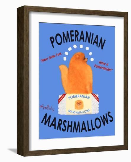 Pomeranian-Ken Bailey-Framed Giclee Print