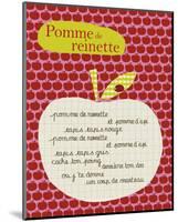 Pomme de Reinette-Virginie Graire-Mounted Art Print