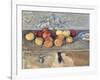 Pommes et Biscuits-Paul Cézanne-Framed Giclee Print