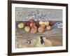 Pommes et Biscuits-Paul Cézanne-Framed Giclee Print