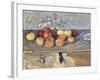 Pommes et Biscuits-Paul Cézanne-Framed Giclee Print