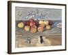 Pommes et Biscuits-Paul Cézanne-Framed Giclee Print