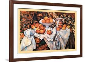 Pommes Et Oranges-Paul C?zanne-Framed Premium Giclee Print