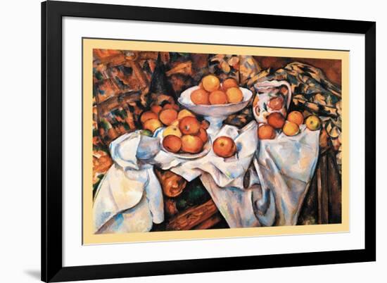 Pommes Et Oranges-Paul C?zanne-Framed Premium Giclee Print