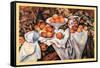 Pommes Et Oranges-Paul C?zanne-Framed Stretched Canvas