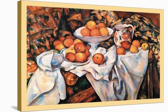 Pommes Et Oranges-Paul C?zanne-Stretched Canvas
