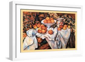 Pommes Et Oranges-Paul C?zanne-Framed Art Print