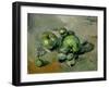 Pommes vertes, green apples, around 1873 Canvas, 26 x 32 cm R. F.1954-6.-Paul Cezanne-Framed Giclee Print