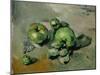 Pommes vertes, green apples, around 1873 Canvas, 26 x 32 cm R. F.1954-6.-Paul Cezanne-Mounted Giclee Print