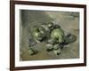 Pommes vertes-Paul Cézanne-Framed Giclee Print