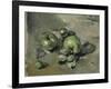 Pommes vertes-Paul Cézanne-Framed Giclee Print