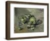 Pommes vertes-Paul Cézanne-Framed Giclee Print