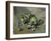 Pommes vertes-Paul Cézanne-Framed Giclee Print