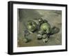 Pommes vertes-Paul Cézanne-Framed Giclee Print