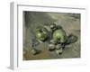 Pommes vertes-Paul Cézanne-Framed Giclee Print