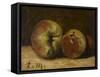 Pommes-Edouard Manet-Framed Stretched Canvas