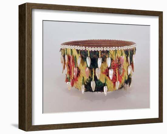 Pomo Gift Basket, from California (Mixed Media)-American-Framed Giclee Print