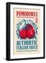 Pomodori Kitchen Print-Dionisis Gemos-Framed Giclee Print