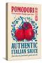 Pomodori Kitchen Print-Dionisis Gemos-Stretched Canvas