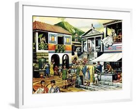 Pompei-Ron Embleton-Framed Giclee Print