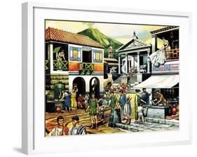 Pompei-Ron Embleton-Framed Giclee Print