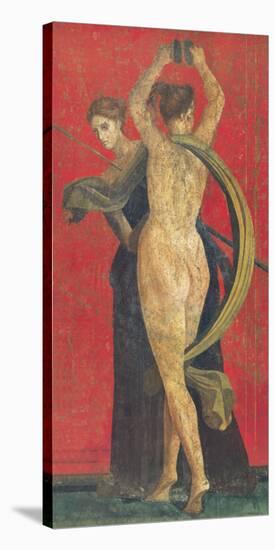 Pompeian Art, Dancing Women-null-Stretched Canvas