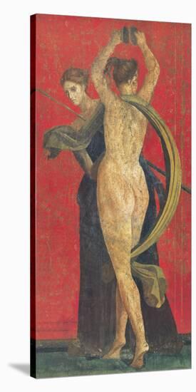 Pompeian Art, Dancing Women-null-Stretched Canvas
