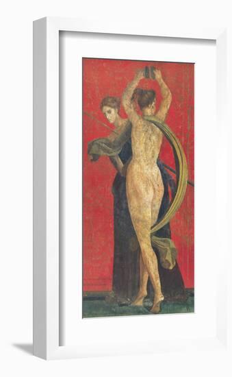 Pompeian Art, Dancing Women-null-Framed Art Print