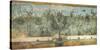 Pompeian Art, Garden Fresco II-null-Stretched Canvas