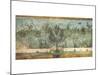 Pompeian Art, Garden Fresco II-null-Mounted Art Print