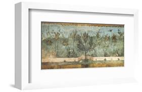 Pompeian Art, Garden Fresco II-null-Framed Art Print